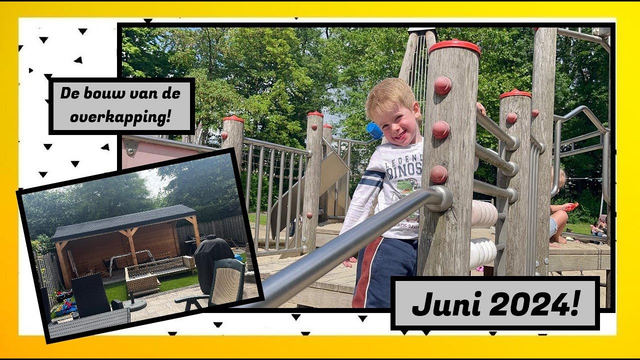 DE BOUW VAN DE OVERKAPPING🪵, VADERDAG & EEN NIEUW PARK ONTDEKKEN! 🌷| VLOG 