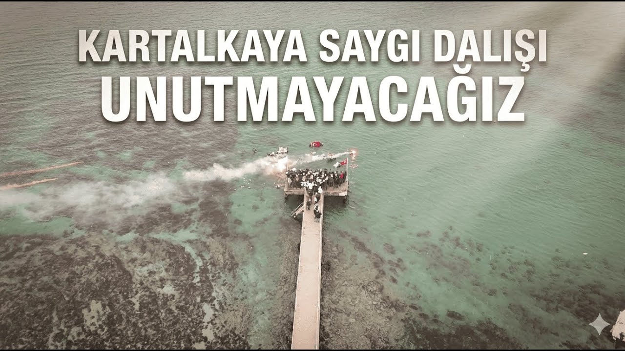 KARTALKAYA OTEL YANGININDA VEFAT EDEN ARKADAŞLARIMIZIN ANISINA SUALTI DALIŞI VE DRONE ÇEKİMİ