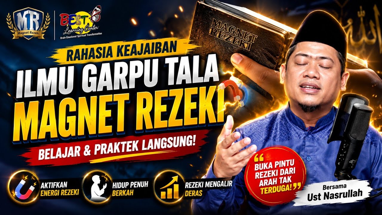 Belajar dan Praktek Keajaiban Jurus Garpu Tala Magnet Rezeki Berjamaah | Ust Nasrullah Magnet Rezeki