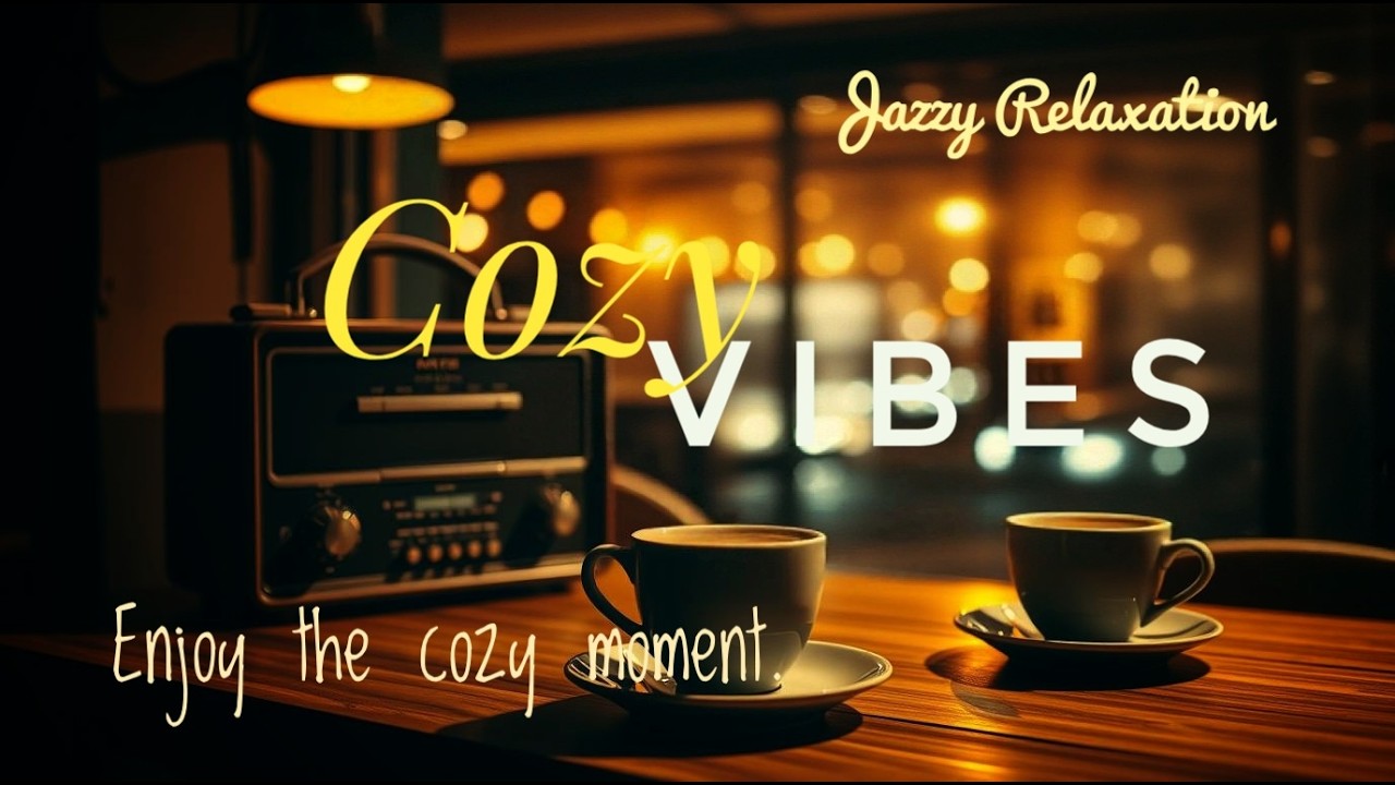 Cozy Cafe Jazz at Night 🎷 Soft Sounds for Relaxation