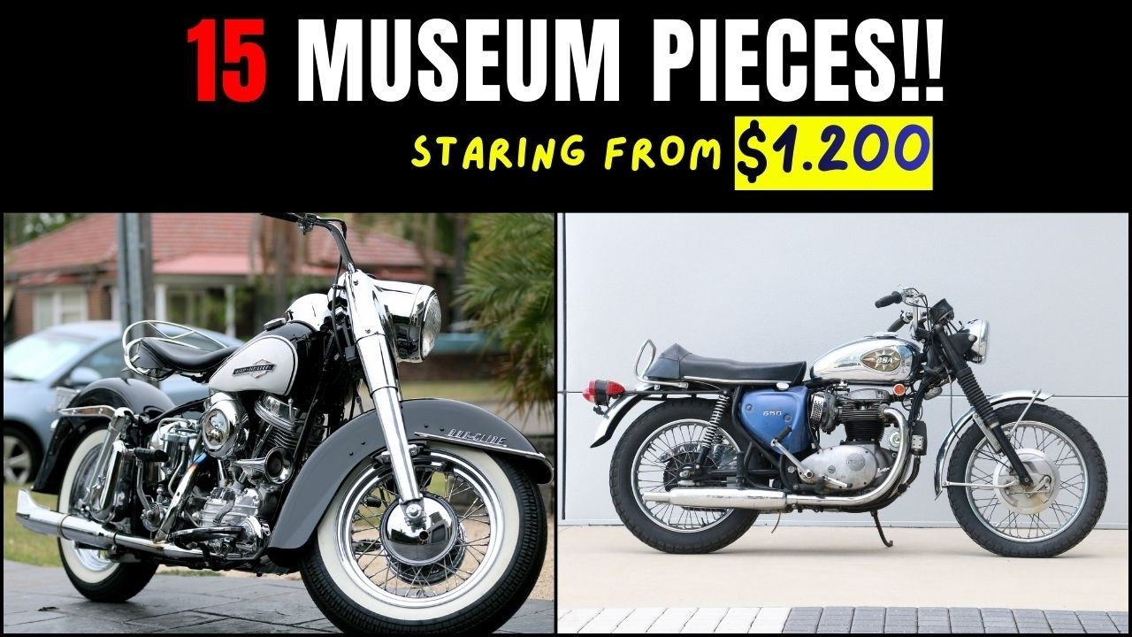 From Barn Finds to Museum Pieces | 15 Classic Motorcycles for Sale 2026