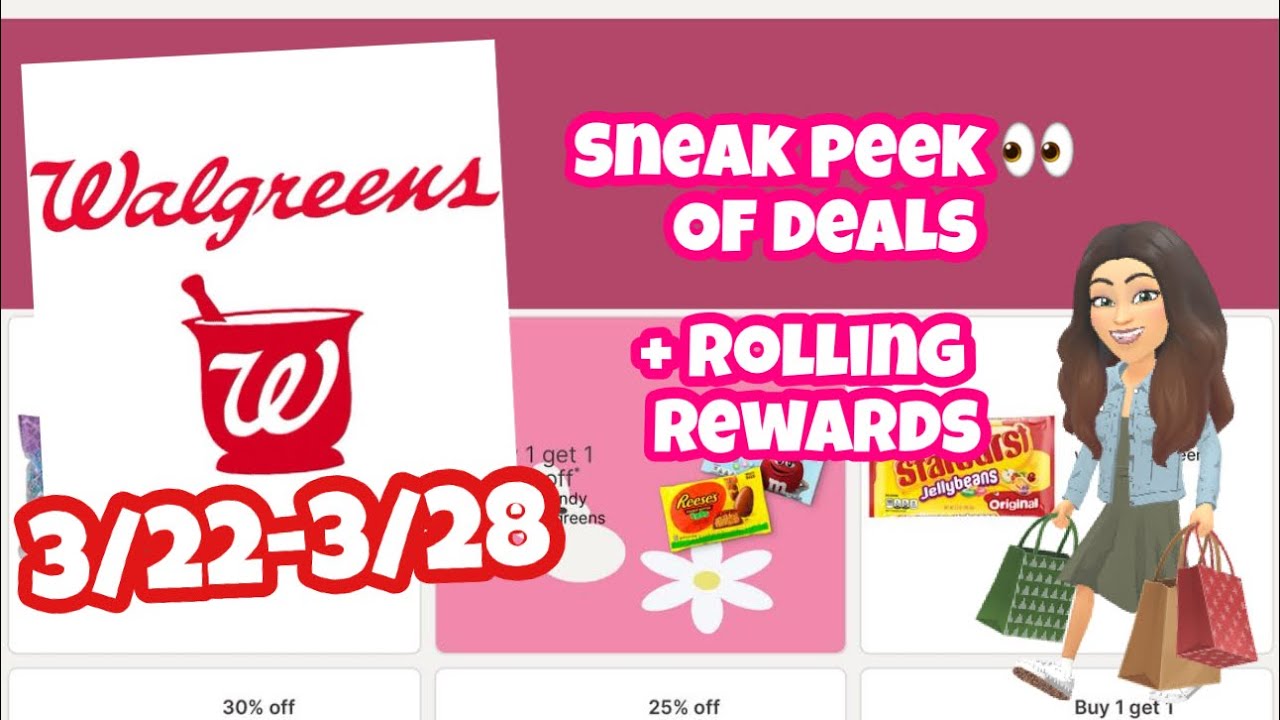 Анонс предложения Walgreens 22-28 марта | Выгодные предложения + Накопленные бонусы и многое другое