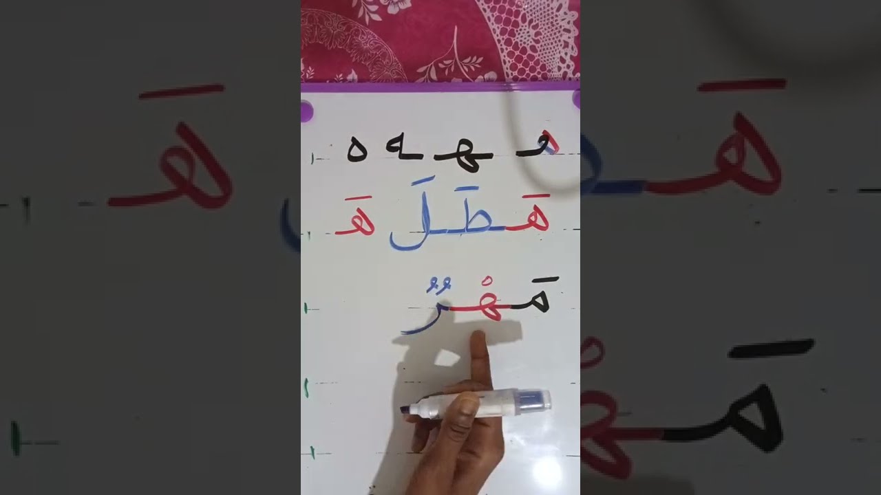 حرف الهاء مع الحركات