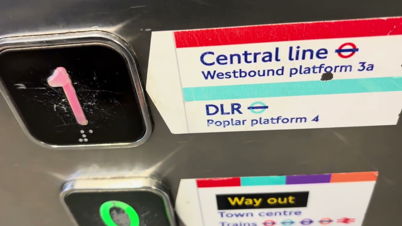 2009 KONE Monospace lift at Stratford Station (Up escalator is not working today)