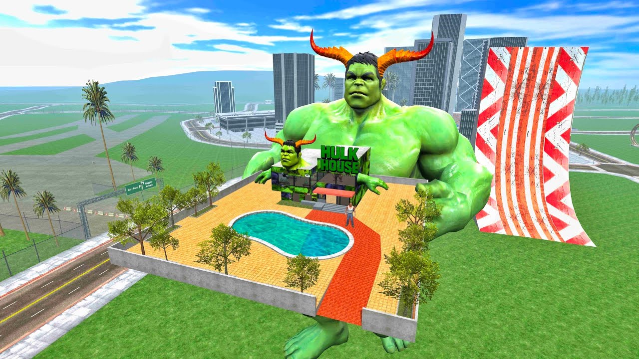 Giant Hulk Vs Franklin – INDIAN BIKES DRIVING 3D 