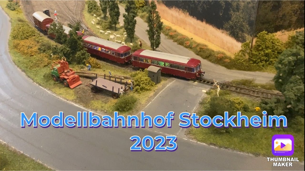 Modelleisenbahn H0 ( Modellbahnhof Stockheim 2023 )