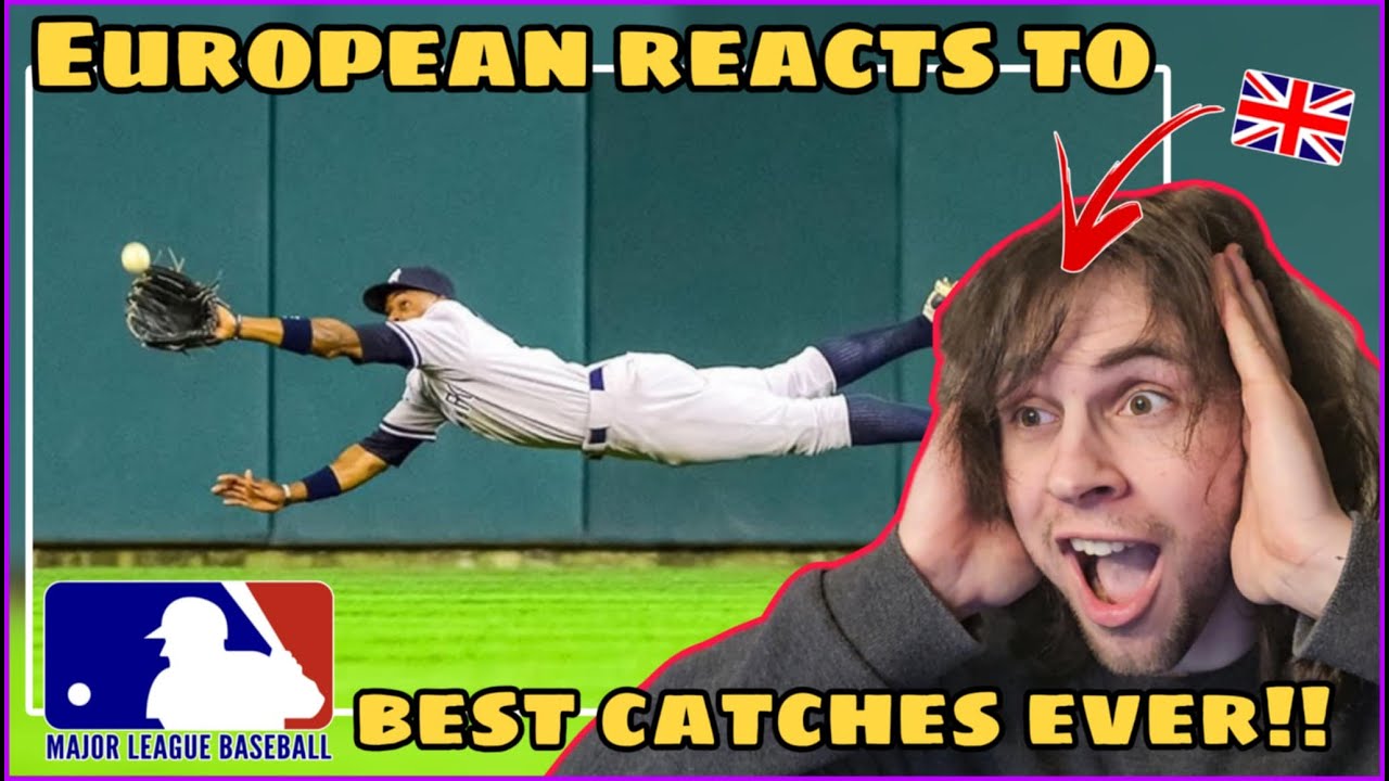 EUROPEAN Reacts to 'BEST CATCHES IN MLB HISTORY!!' || Baseball First Time Reaction