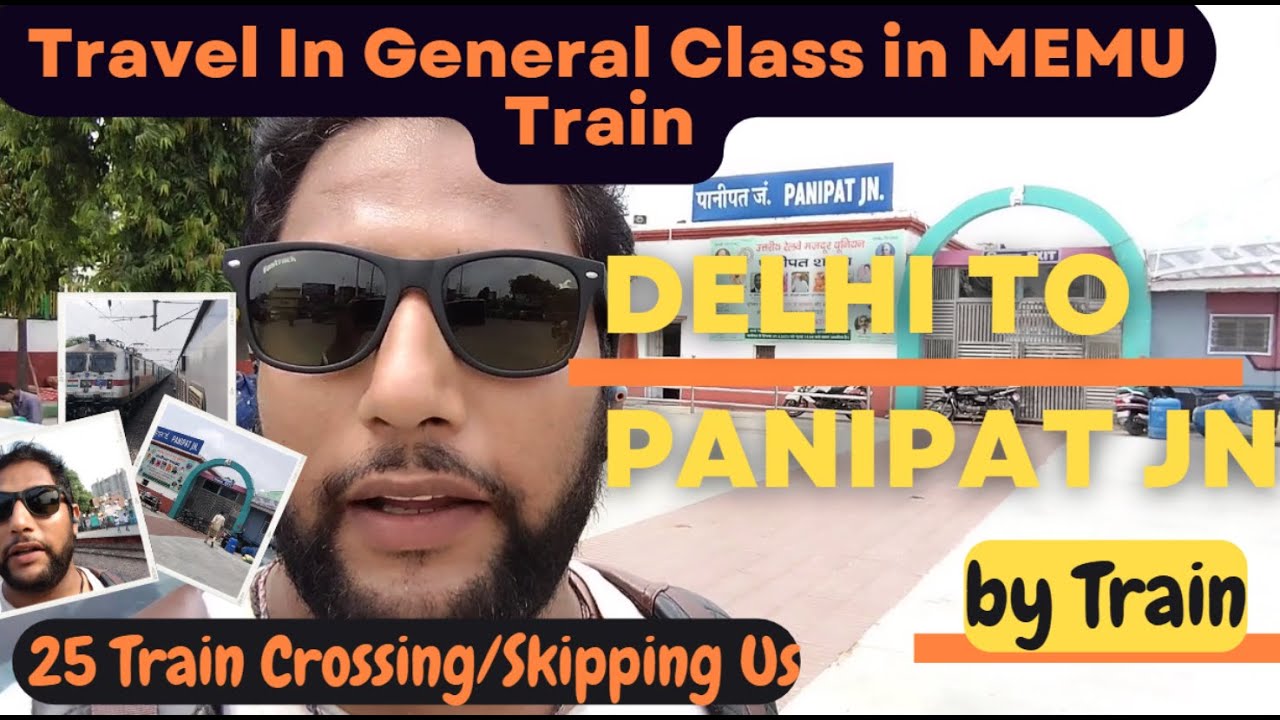 Delhi to Panipat Local Memu Train ।। Indian Railway New Vlog #video #railway #delhi #panipat