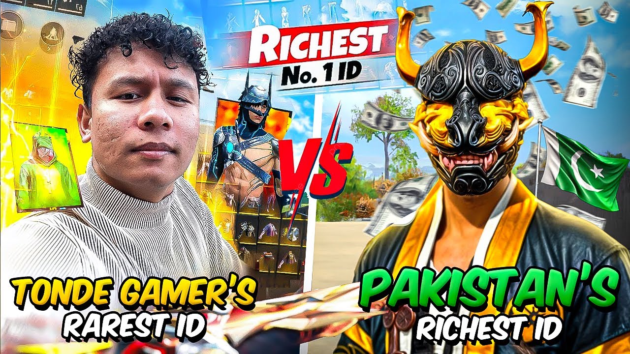 Tonde Gamer's Richest ID 🤯 vs Pakistan's Most Expensive ID 😱