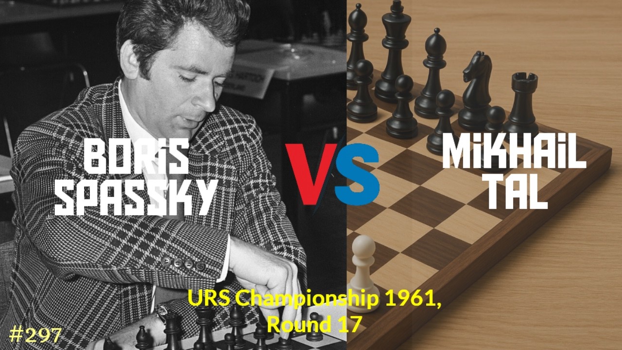 Mikhail Tal vs Boris Spassky [URS Championship 1961, Round 17] #chess