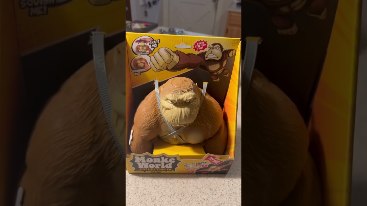 New monke unboxing.  #shorts  #funny  #monkey  #drop  #squishy  #toys  #meandmymonkey