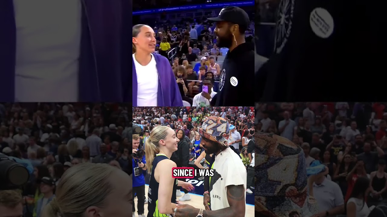 Paige Bueckers and Kyrie Irving go way back 👏