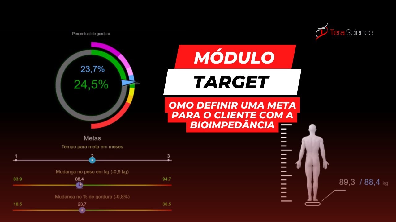 Como definir uma meta para o Cliente com a bioimpedância - Módulo Target