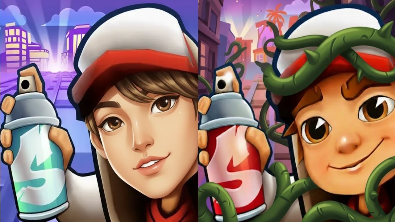 Subway Surfers : K-Pop 🆚 Hollywood - Map Comparison 