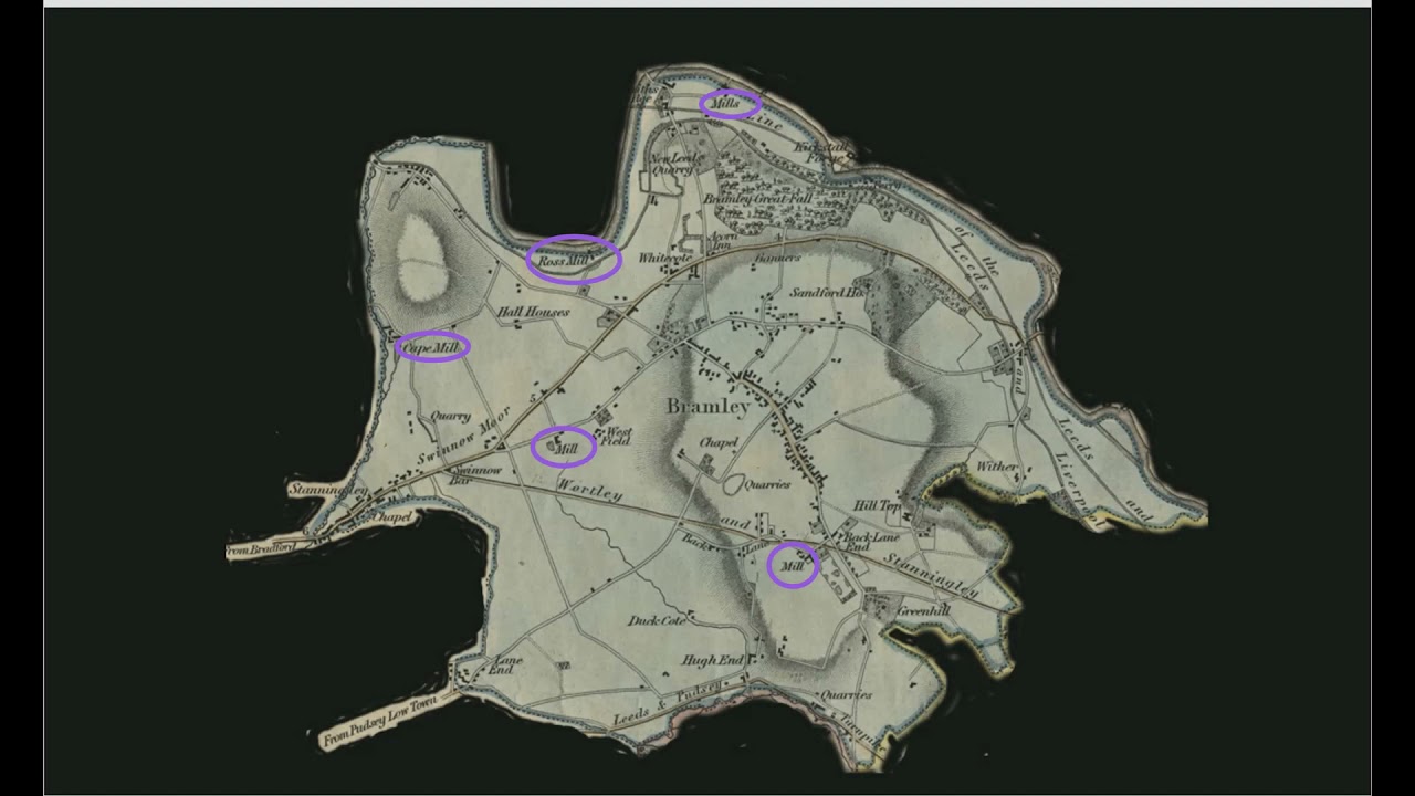 The 1839 Baines and Newsome Map of Bramley Township
