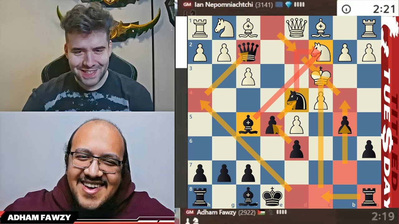 Chess FIGHT! GM Ian Nepomniachtchi GM vs GM Adham Fawzy