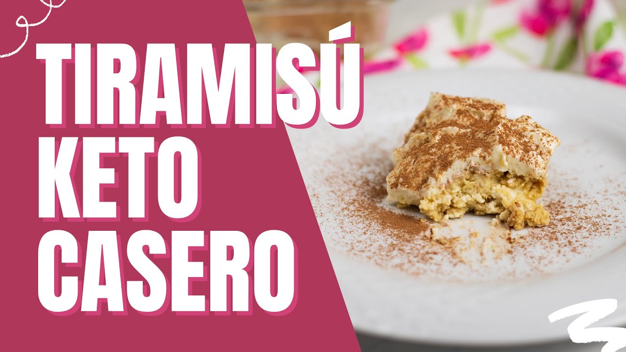 TIRAMISÚ KETO CASERO | Bajo en carbohidratos, sin horno y fácil de hacer. ¡Te va a encantar!