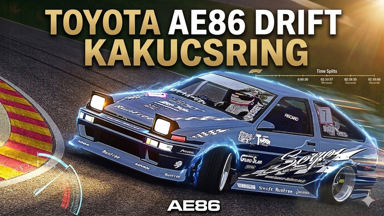 🔥Toyota AE86 Drift I Kakucsring🔥