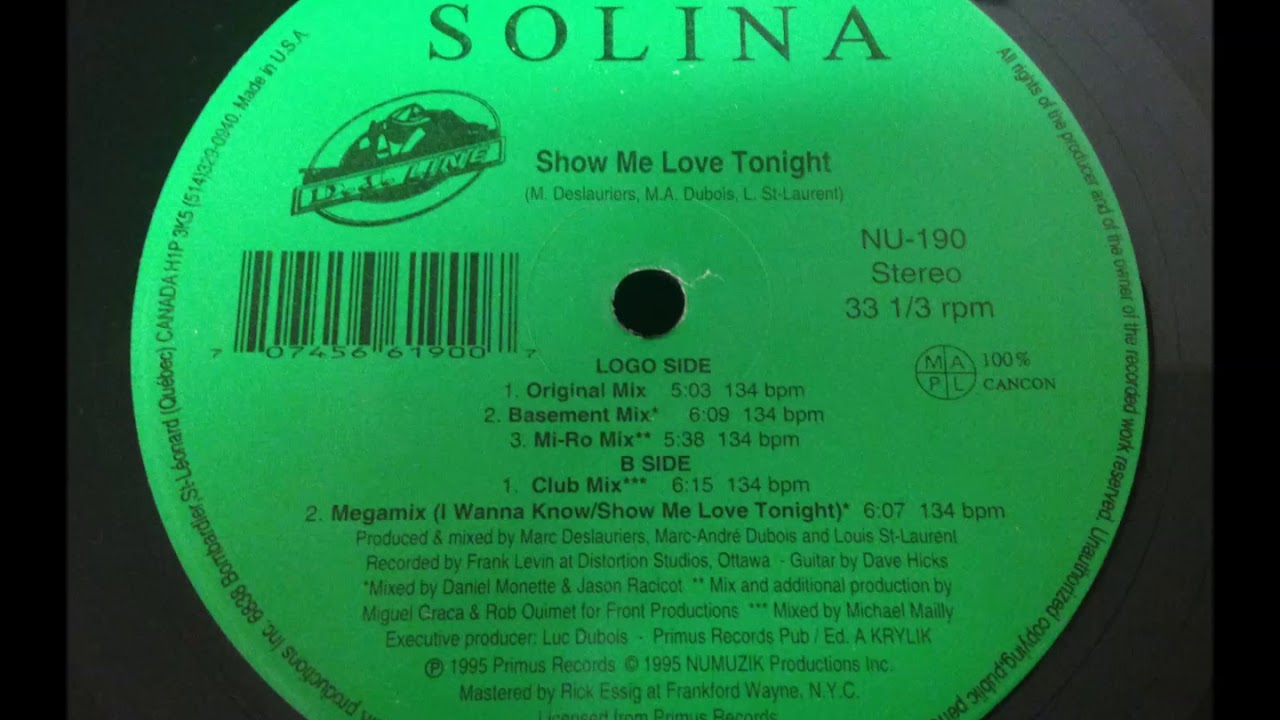 Solina - Show Me Love Tonight