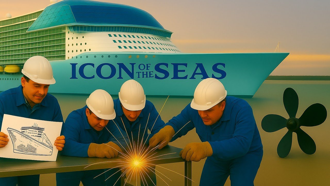 ICON OF THE SEAS 🛳 | Así Se Construye el Crucero Más Grande del Mundo