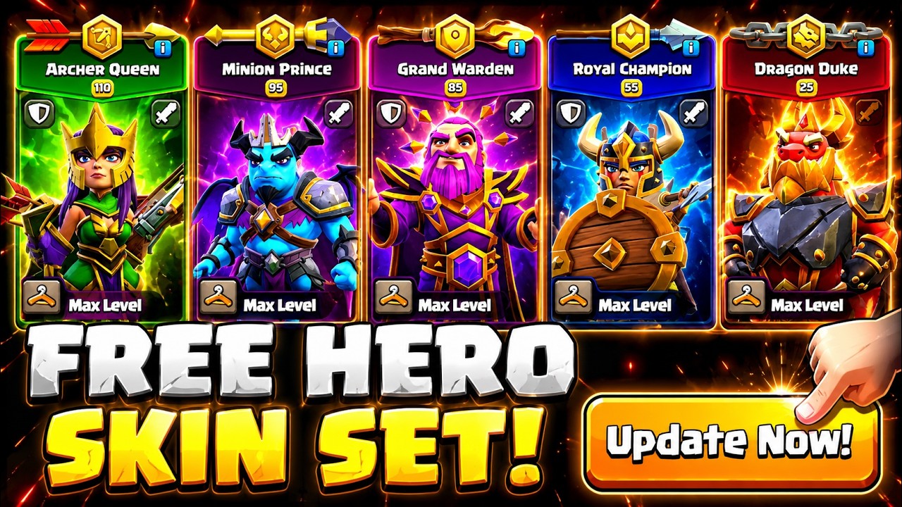 FREE LEGENDARY Hero Skin Set | Sneak Peek #1 Just Changed Everything Clash of Clans