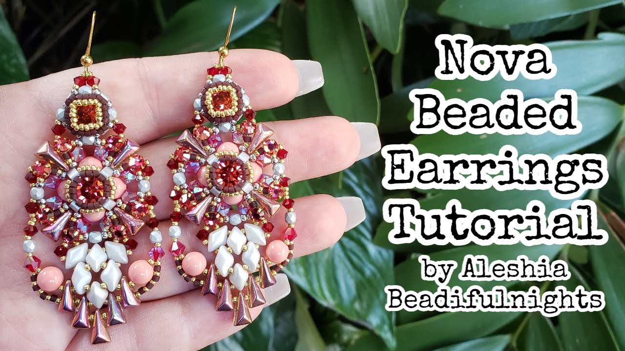 Nova Beaded Earrings Tutorial