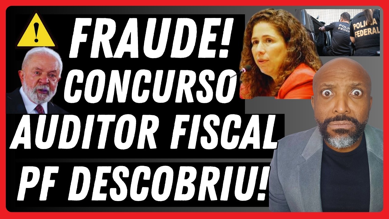 😱 CONCURSO DE AUDITOR FISCAL TEVE FRAUDE - POLÍCIA FEDERAL INVESTIGA QUADRILHA | 💸500 MIL PELA VAGA