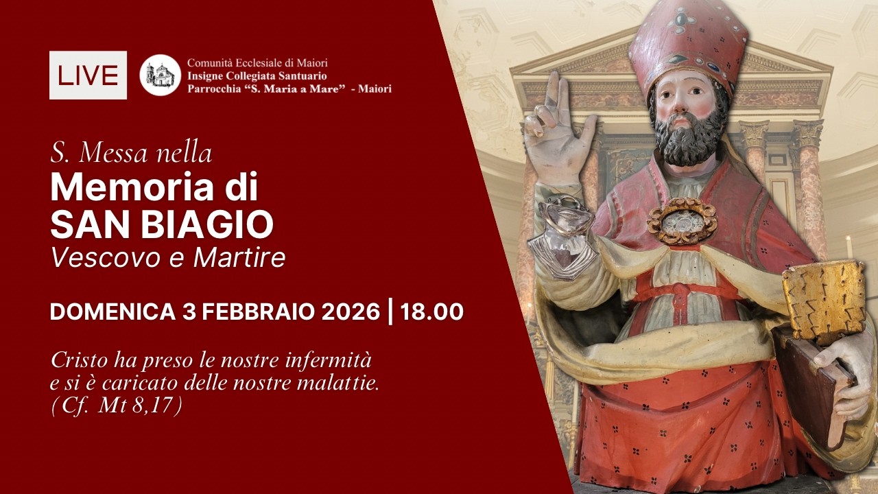 🔴LIVE | S. Messa nella Memoria di San Biagio V.M. e benedizione della gola