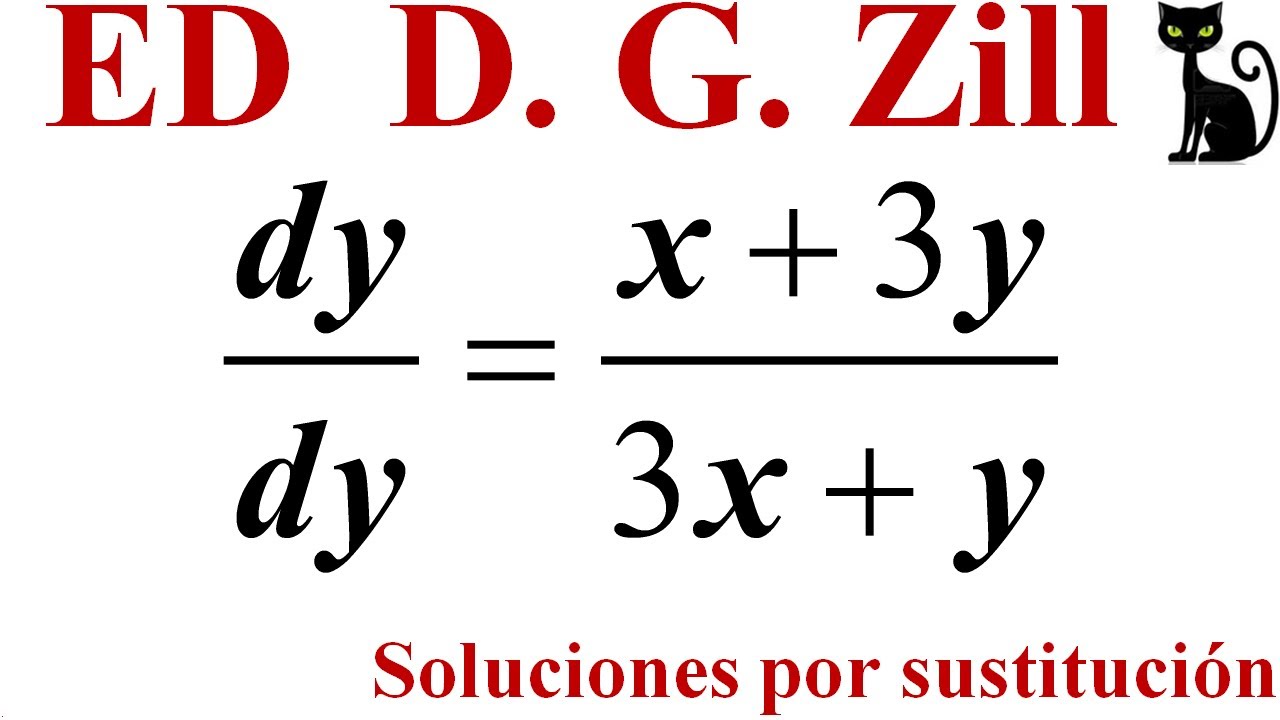 ED homogénea de primer orden. Soluciones por sustitución. Zill 2.5_8 😺👀
