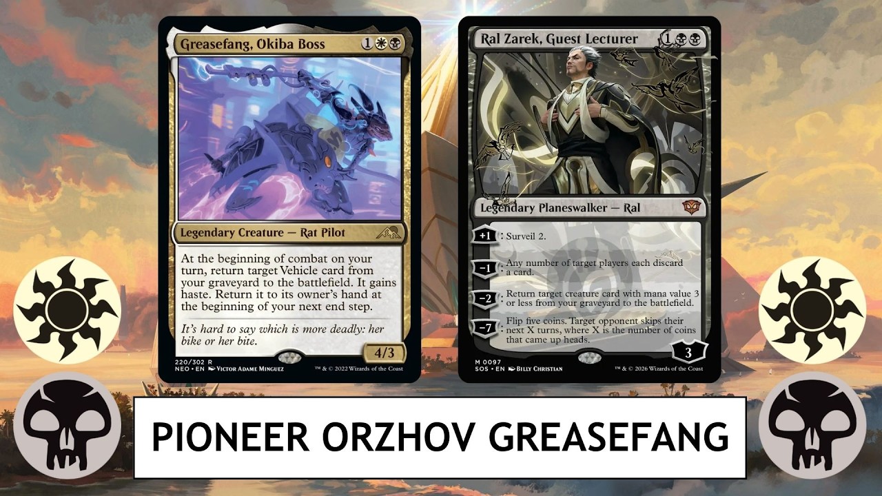 MTG Pioneer Orzhov Greasefang - Сегодня день Азориуса на лестнице, а я об этом не узнал