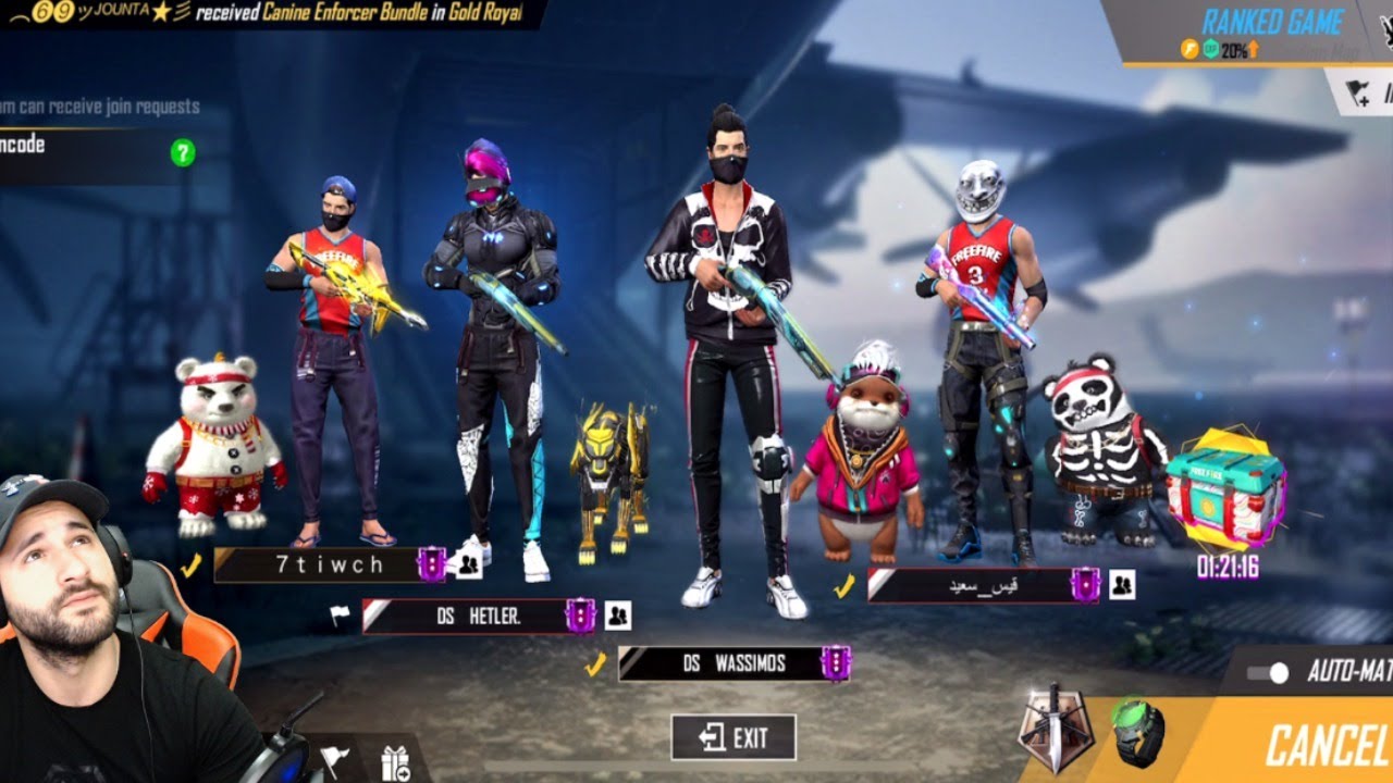 LIVE STREAM FREE FIRE BNL VINCENZO SYBLUS CLASH SQUAD  رمضان كريم خواتي بث مباشر فري فاير