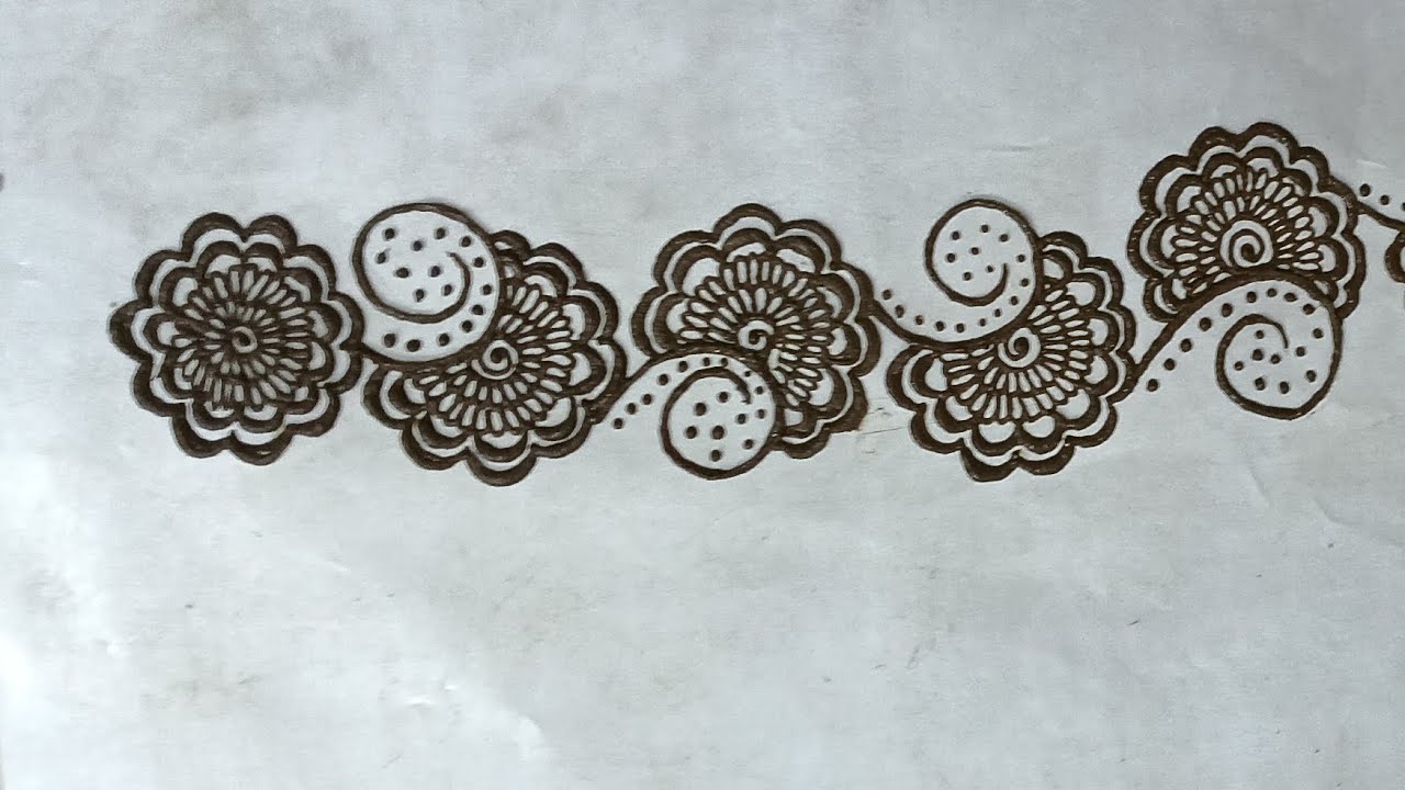 Front hand mehndi design 🍀