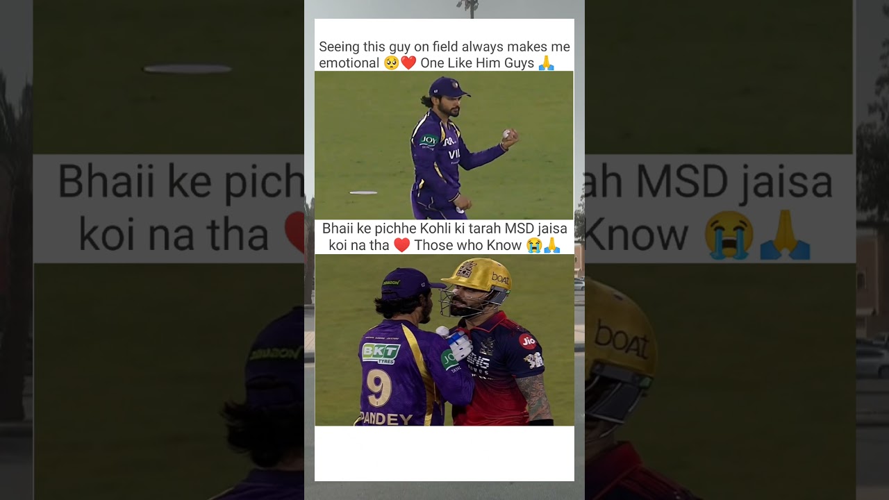 Seeing this guy on field always makes me emotional  #manishpandey #news #iplnews #india #viratkohli
