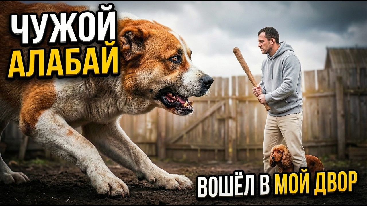 Огромный алабай вошёл в мой двор и остался. Я три дня не мог выйти из дома