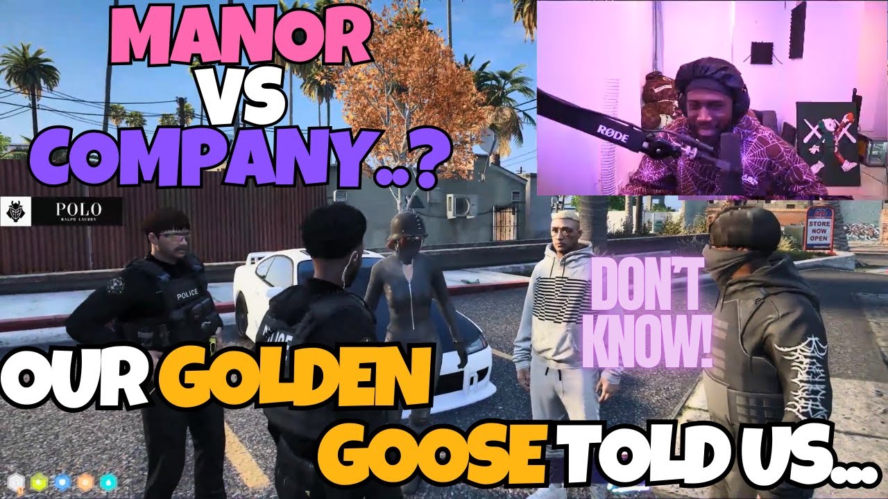 DEN ZEL SHIESTY ASKS MANOR ABOUT W*R VS COMPANY | NOPIXEL 4.0 GTA RP