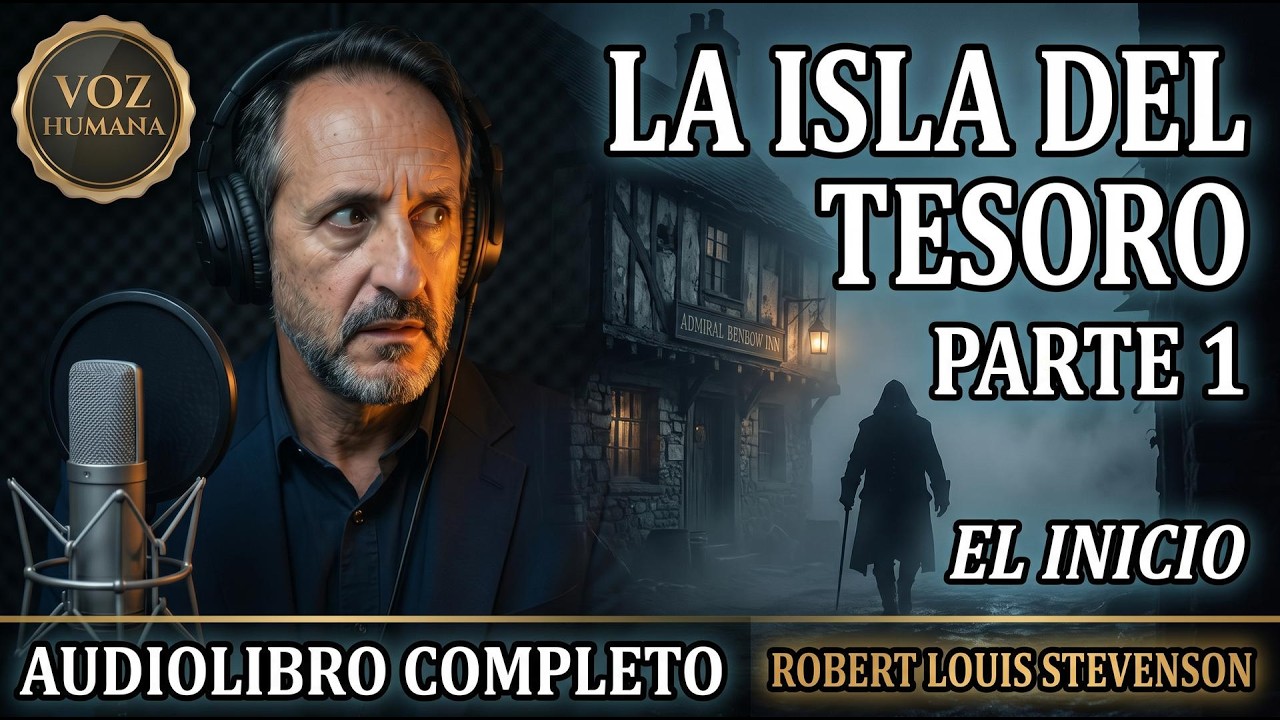 La isla del tesoro - Stevenson | Parte 1 de 6 (Audiolibro clásico con voz humana real)