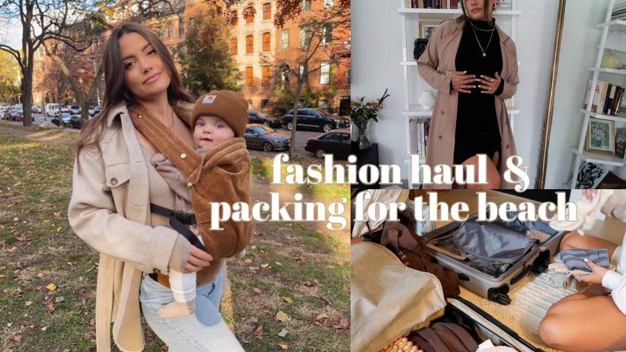VLOG: fashion try-on haul, brunch & packing for vacation!