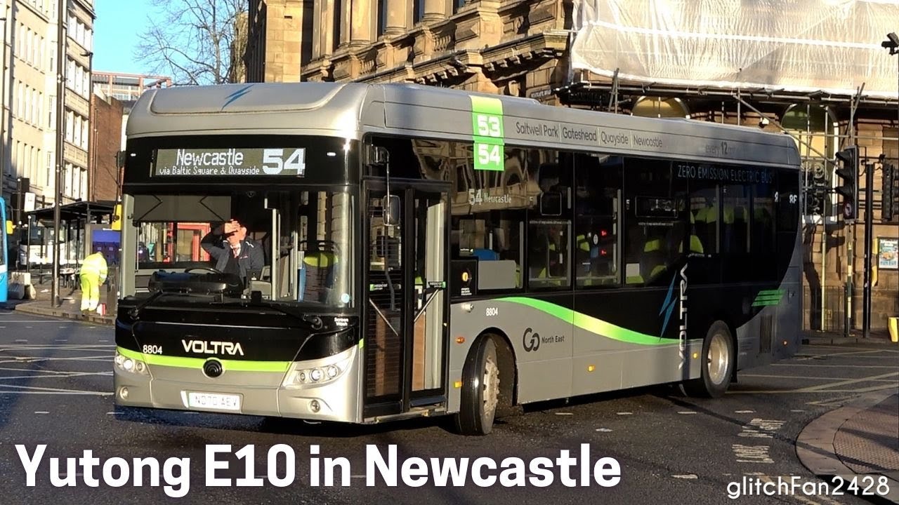 Exploring Newcastle upon Tyne's Yutong E10 ⚡