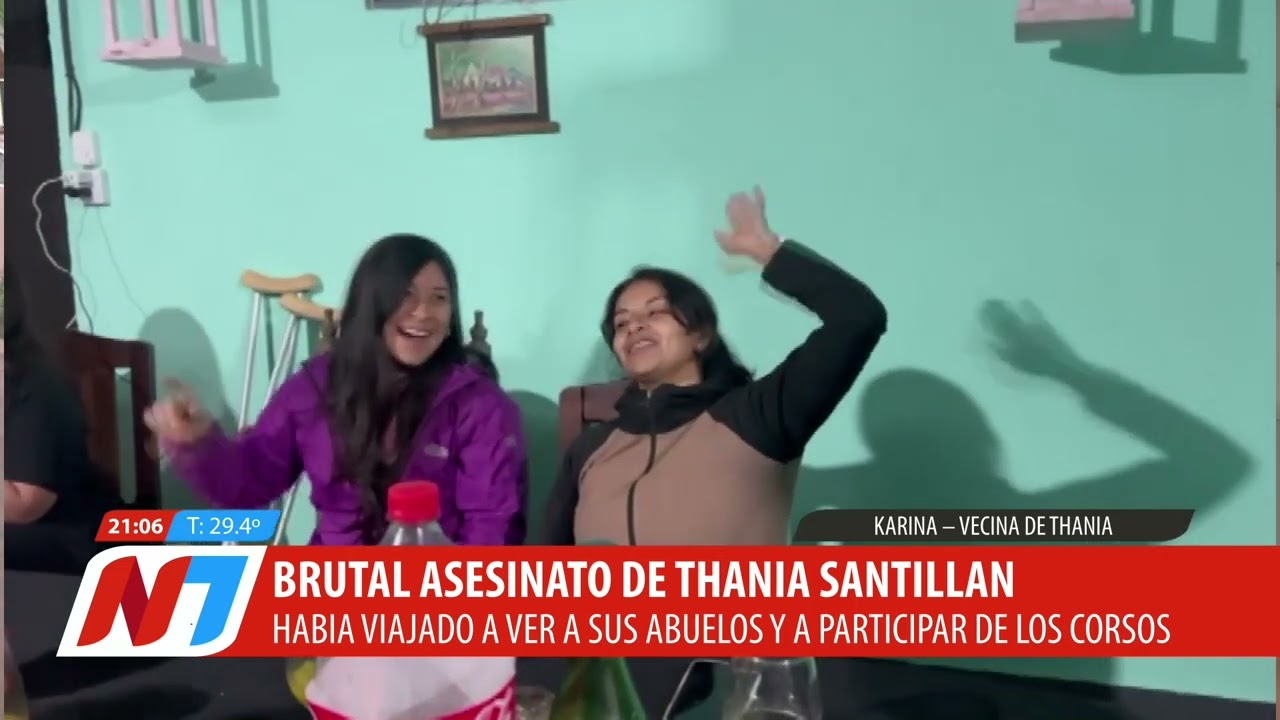 Femicidio de Thania Santillán: el hecho que conmociona a la comunidad y los testimonios emotivos
