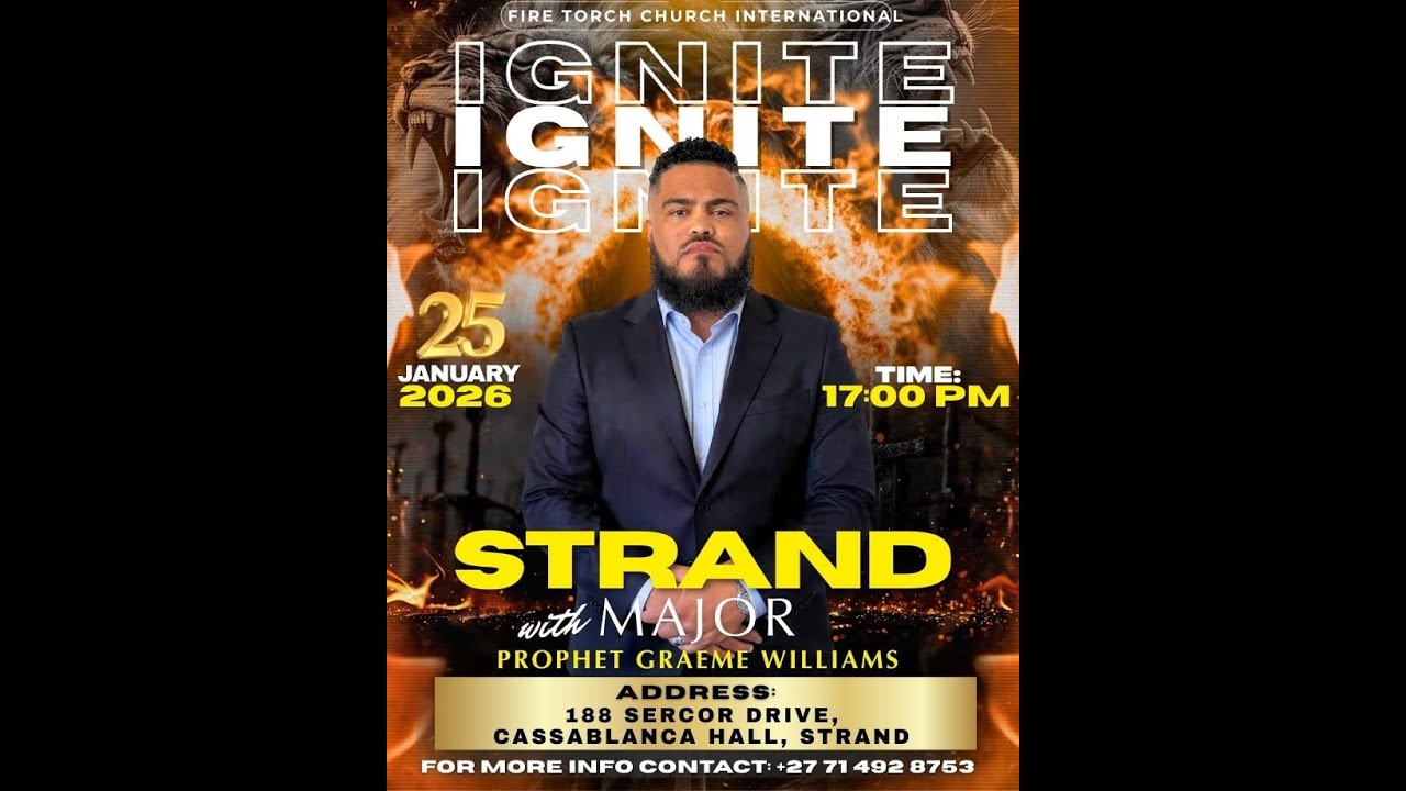 IGNITE STRAND | MAJOR PROPHET GRAEME WILLIAMS 25/01/2025