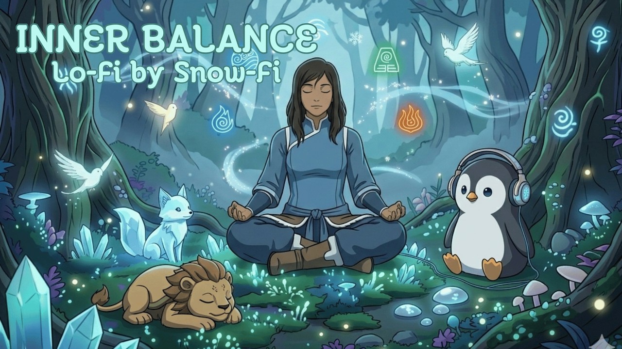 Korra's Spirit Forest 💎 Lofi Beats to study / focus / relax @Snow-Fi