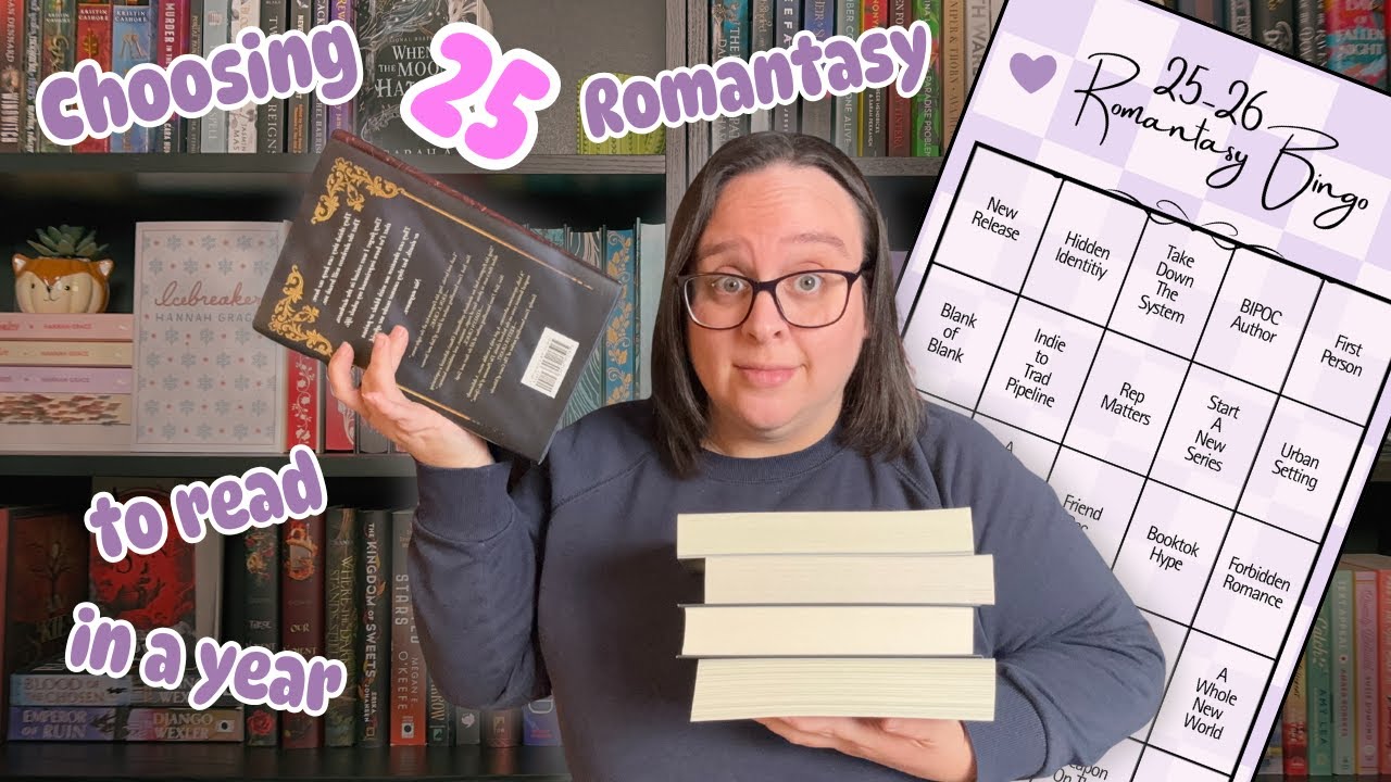 Мой список книг для годового конкурса Romantasy Bingo Challenge | 25 обязательных к прочтению фэн...