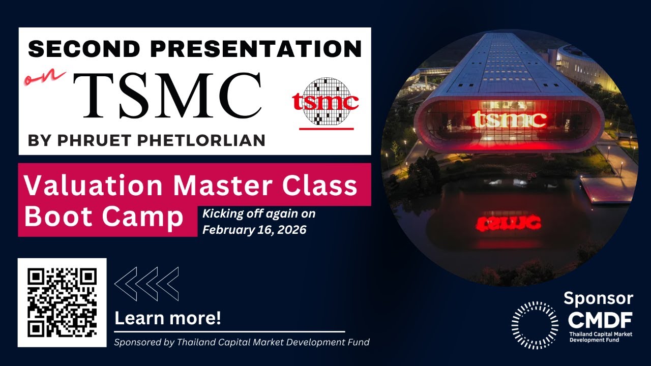 Valuation of TSMC (Sell) - Valuation Master Class Boot Camp