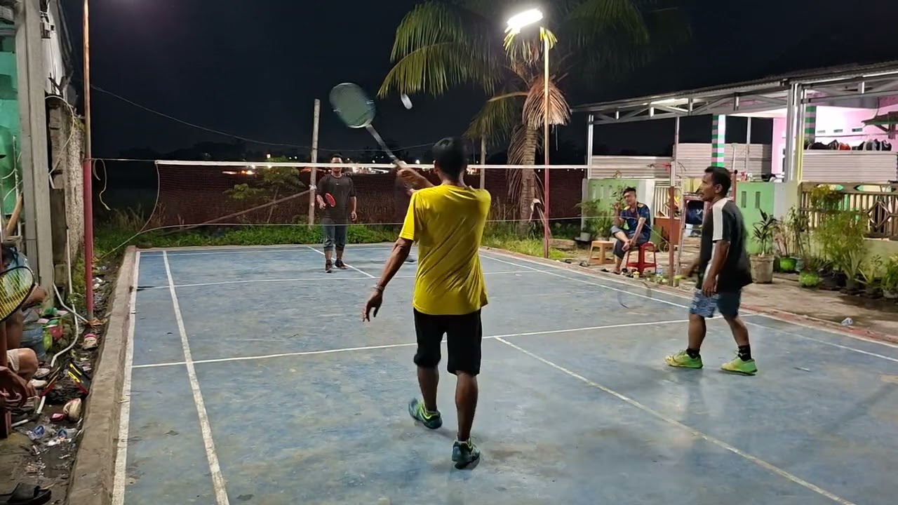 Main Asik - JEFRI/HADI vs FENDI/H.YANA - Badminton Outdoor PB.BELPAS Sepatan