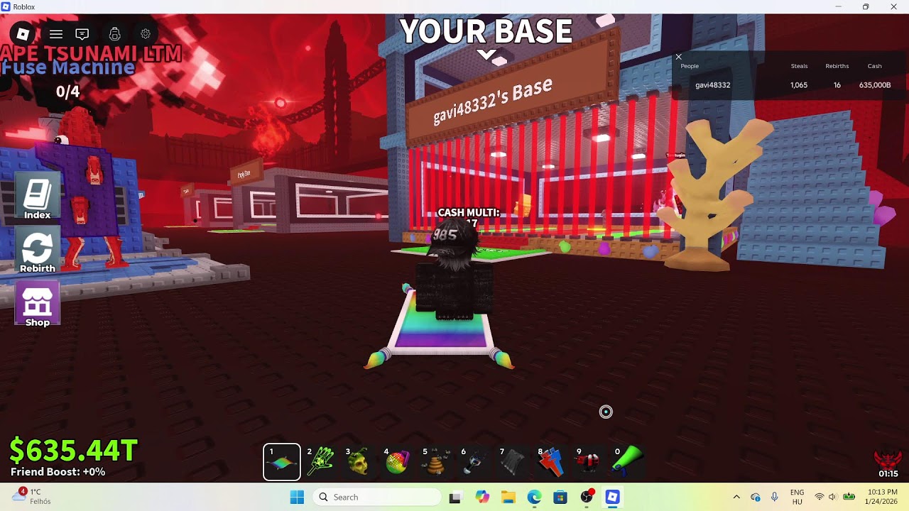 My Broadcast is gaming on roblox steal a brainrot
