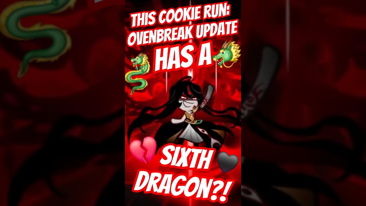 This New Cookie Run: OvenBreak Update REVEALS A 6TH DRAGON?! #Shorts #CookieRun #CookieRunOvenBreak