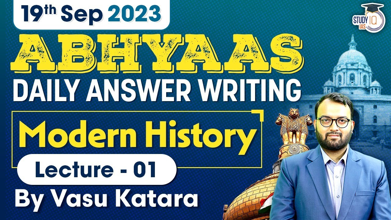 Daily Answer Writing | Abhyaas | Modern History | UPSC