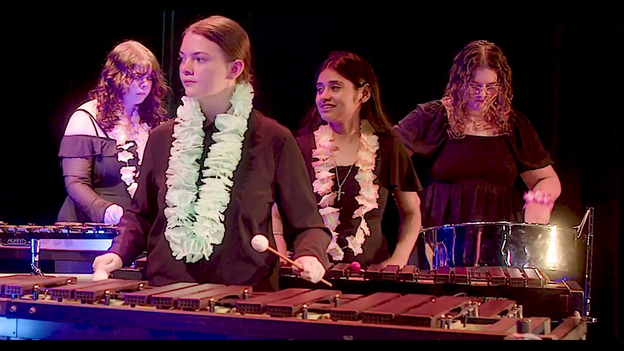 NCISD | Partytime! By Mike Nevin Calypso Song NCHS Percussion Ensemble | New Caney HS