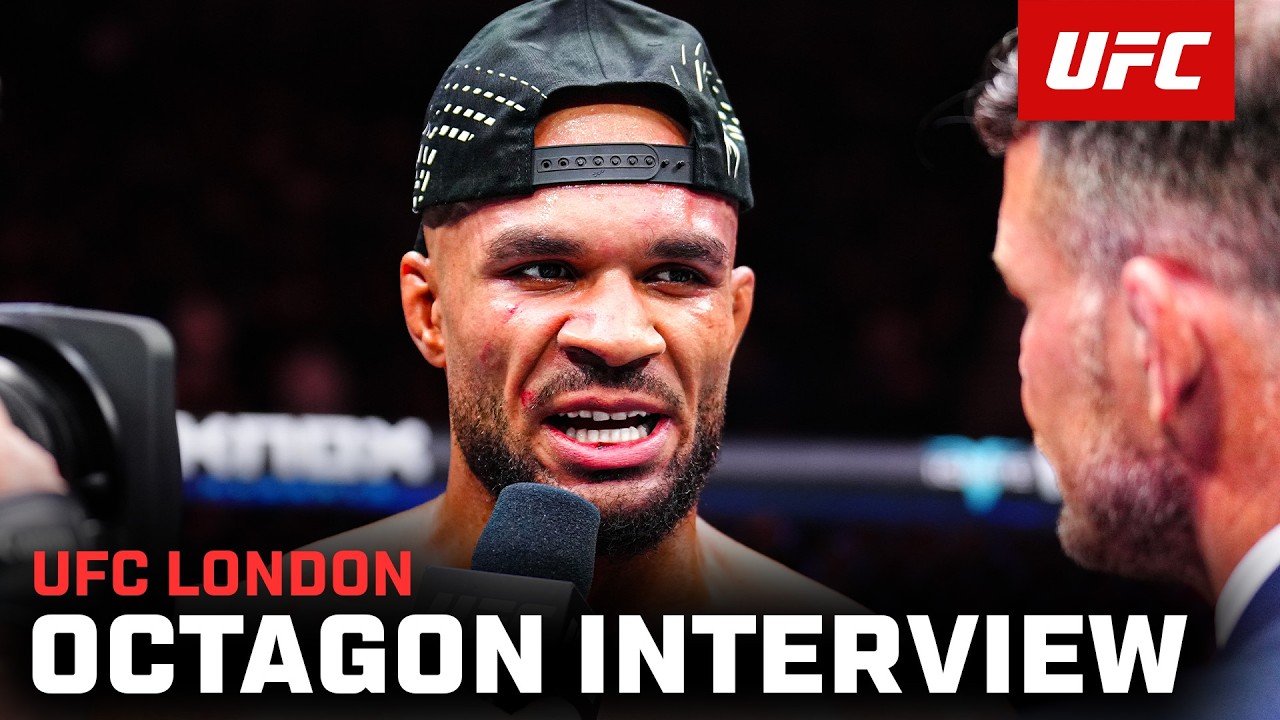 Интервью с Кристианом Лероем Дунканом в октагоне | UFC Лондон