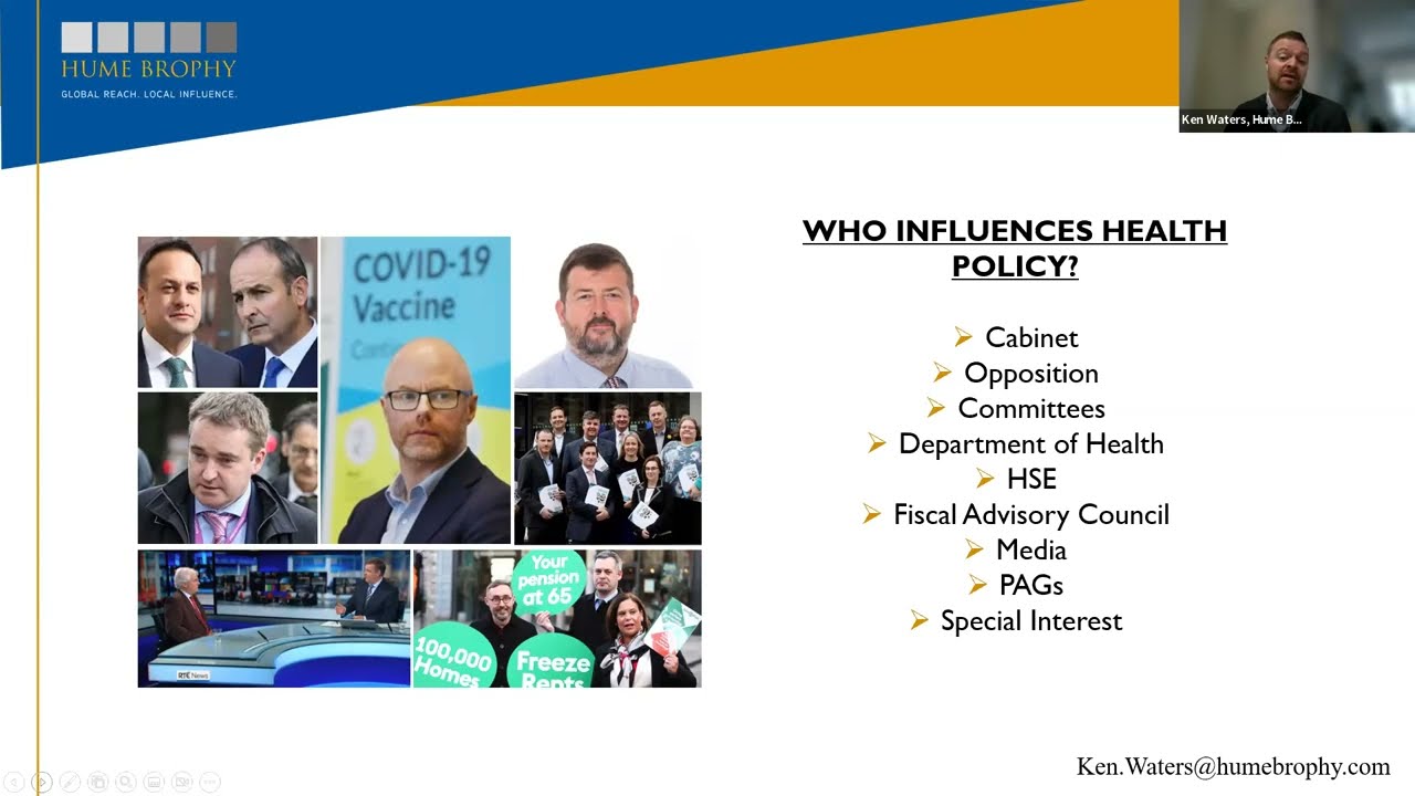 Webinar - Introduction to the Irish Healthcare System